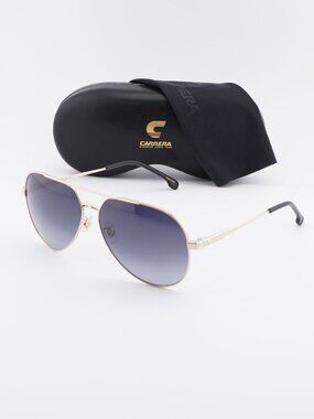 CARRERA 3005/S 0RHL 9O Aviator Sunglasses - Gold / Grey